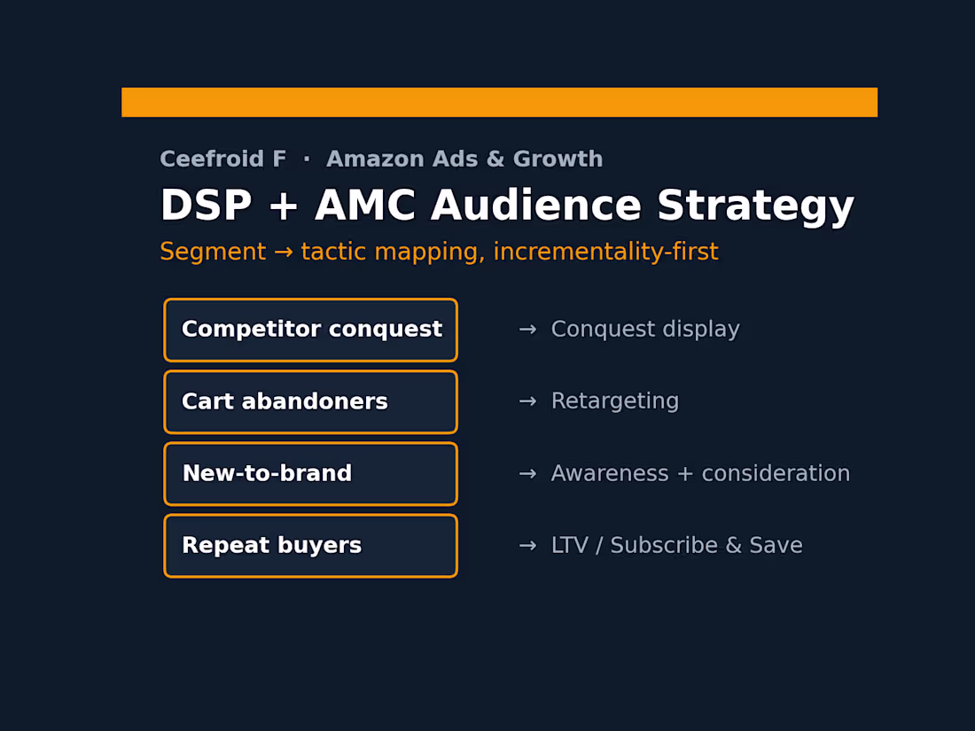 Cover image for DSP + AMC Audience Strategy