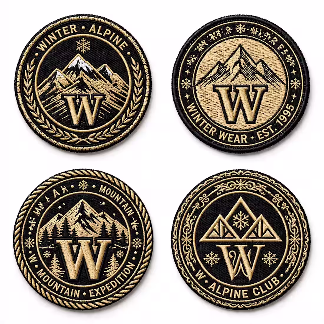 Cover image for Winter Jacket Patch Logo - Alpine Collection