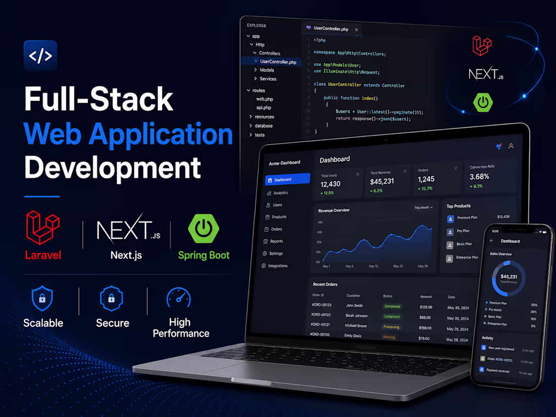 Cover image for 💻 Full-Stack Web Application Development