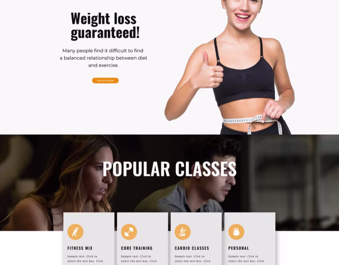 Cover image for Wellness website :: Behance