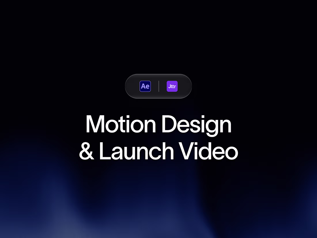 Cover image for Motion Design & Launch Video