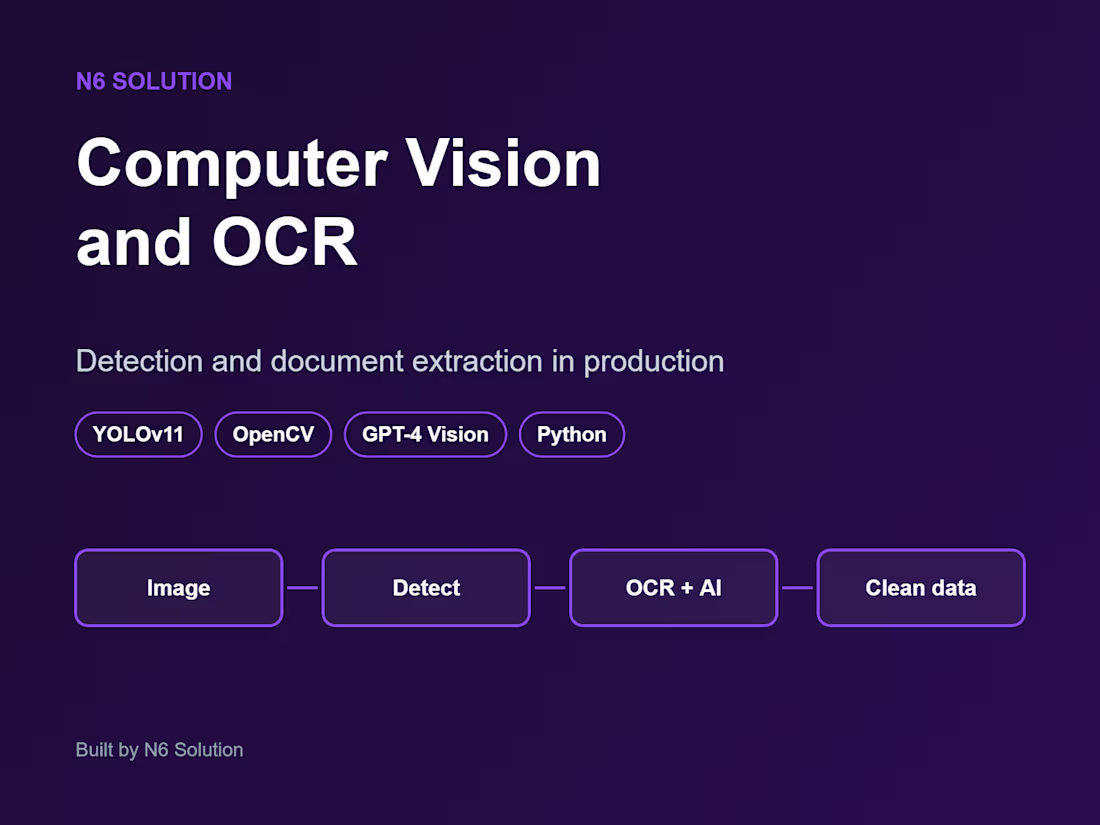 Cover image for Computer Vision and OCR Solutions