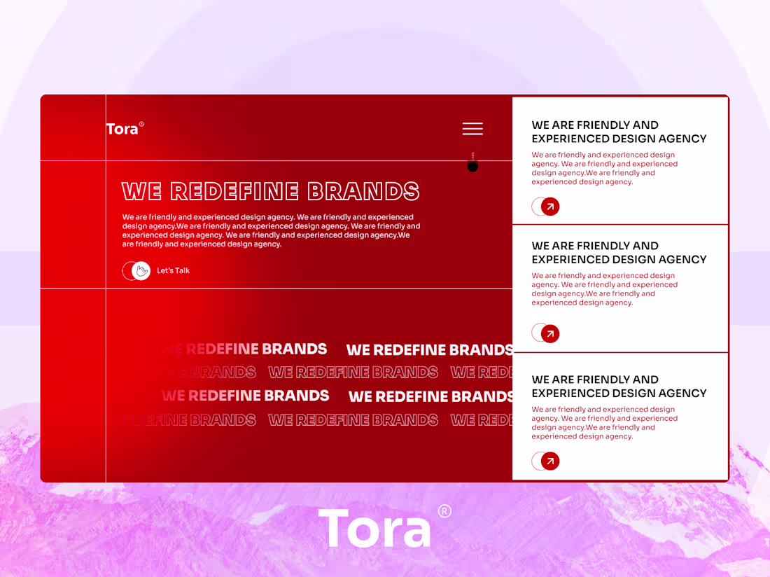 Cover image for High converting landing page for Tora