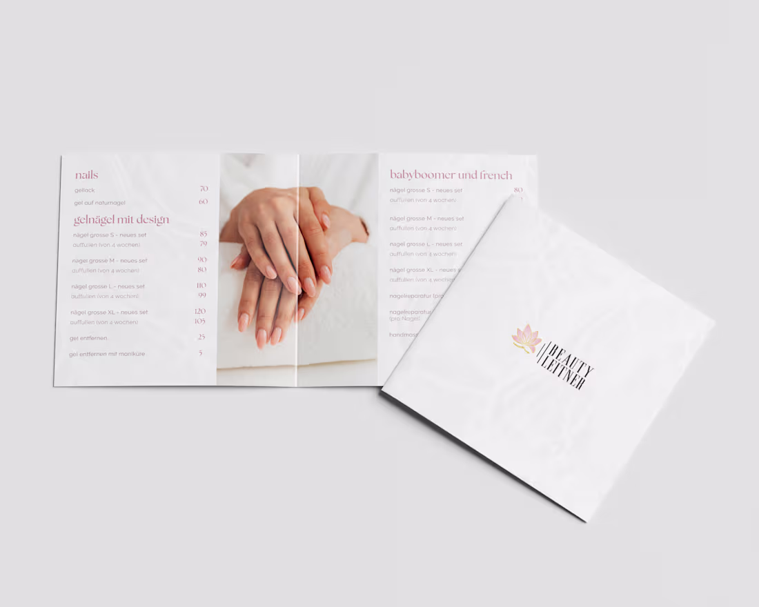 Cover image for Beauty Salon Price List