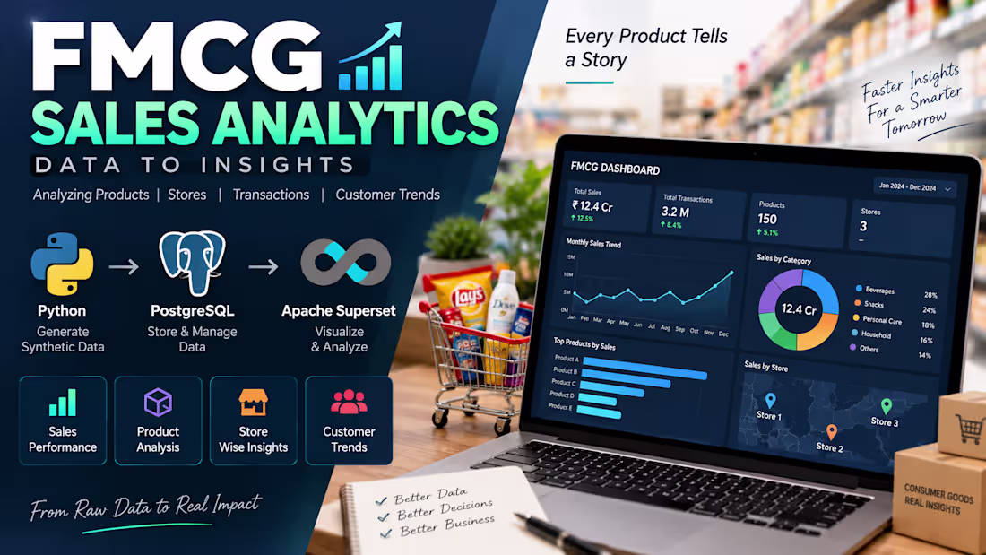 Cover image for FMCG Sales Analytics Dashboard —