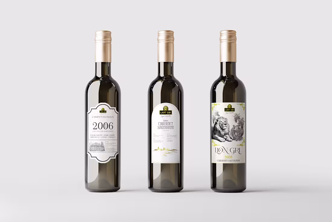 Cover image for wine label design \ wine packaging \ winery branding