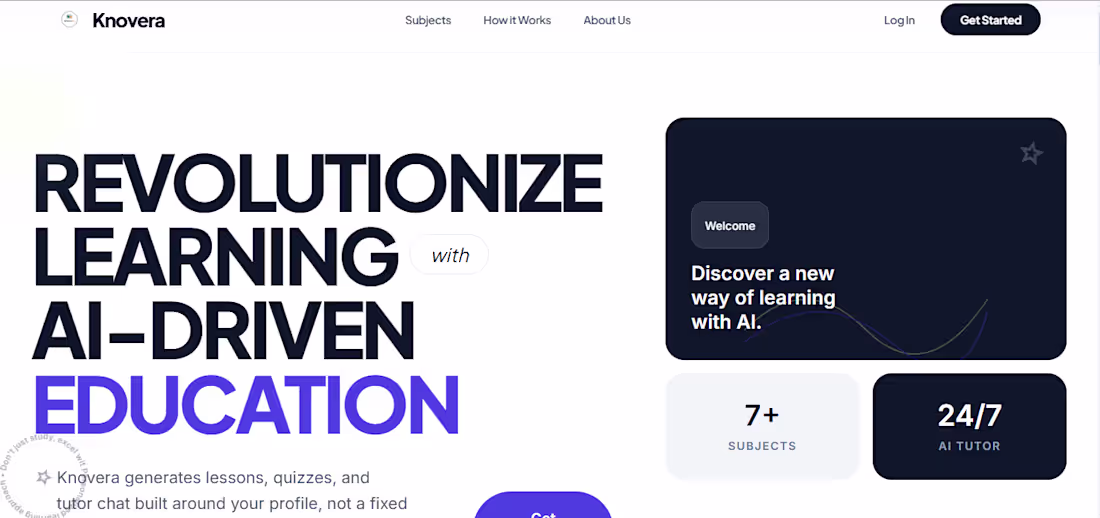 Cover image for Knovera is an AI-powered personalized