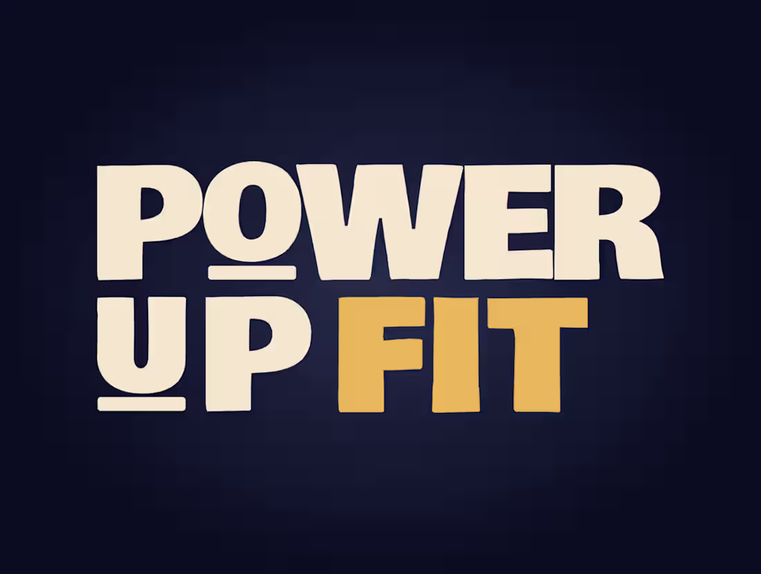 Cover image for POWERUP FIT - BRAND IDENTITY