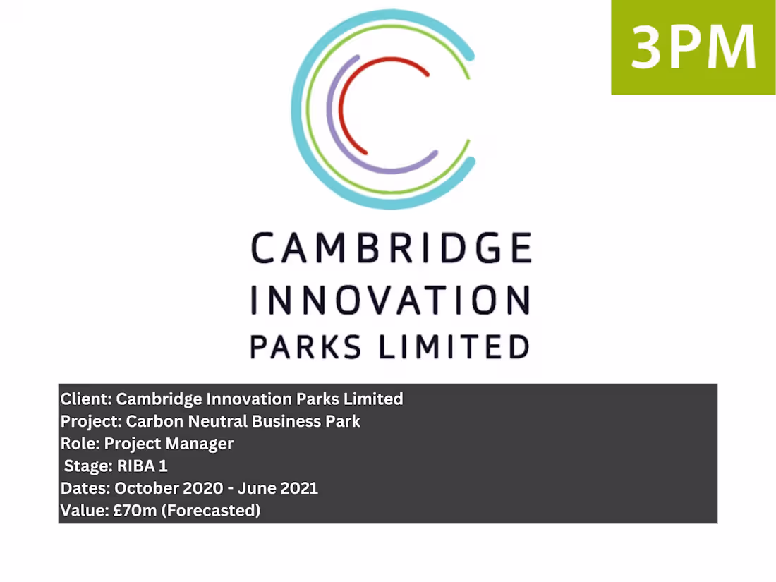 Cover image for Cambridge Innovation Park Limited