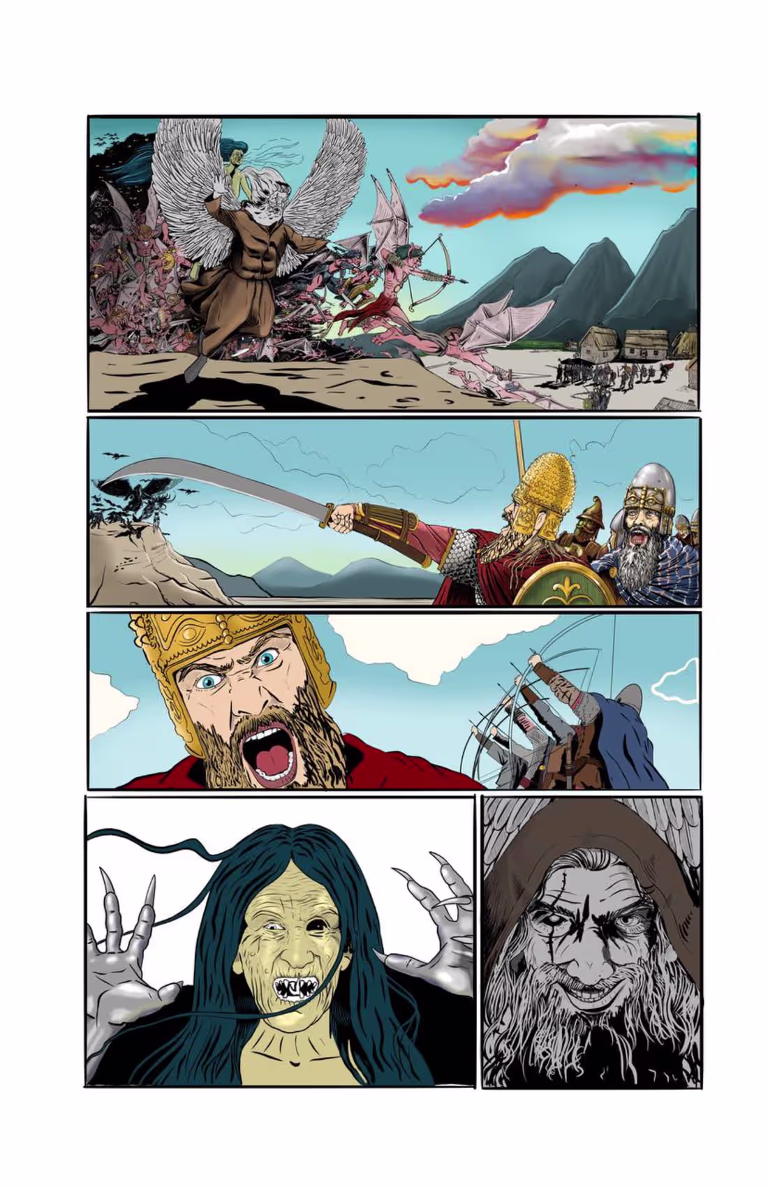 Cover image for Comic book illustration