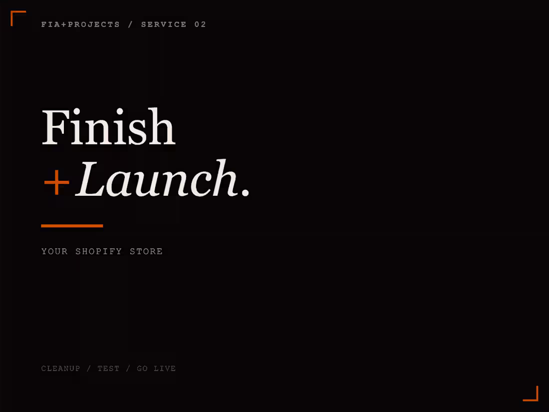 Cover image for Finish and Launch Your Shopify Store
