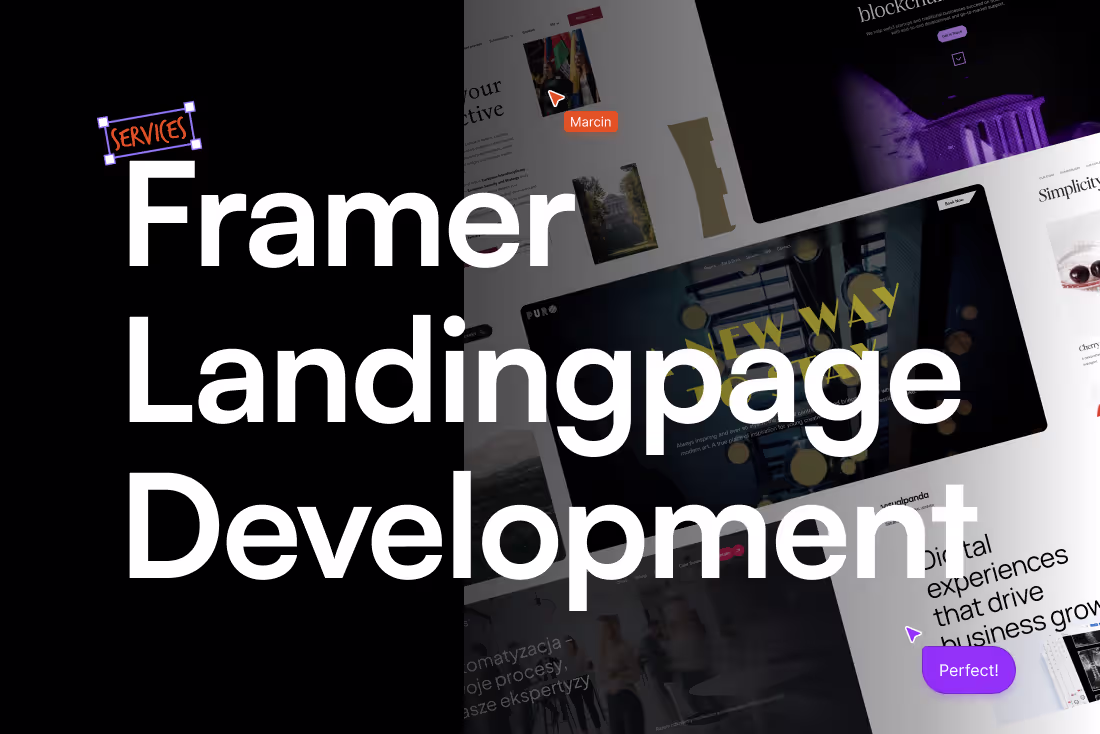 Cover image for Framer Landingpage Development