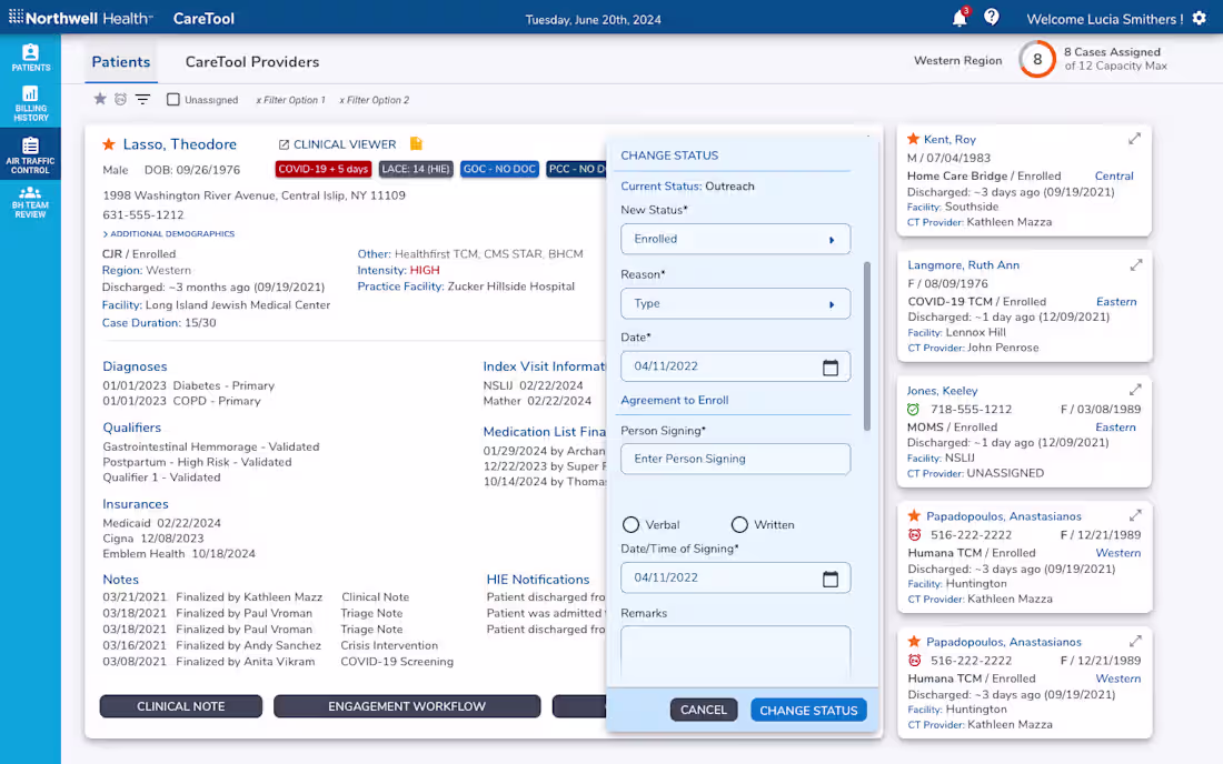 Cover image for Patient Caseload Management System
Post-discharge follow-up