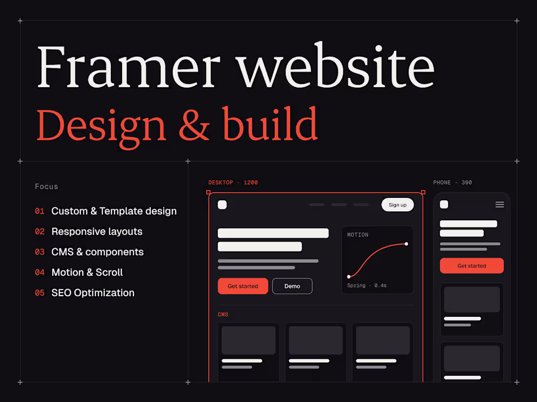 Cover image for Framer Website Design & Build