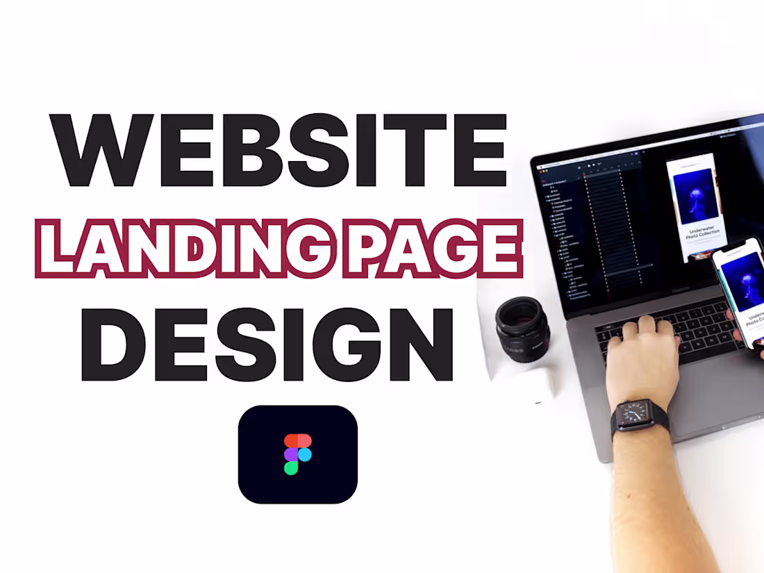 Cover image for Website Landing Page UI Design