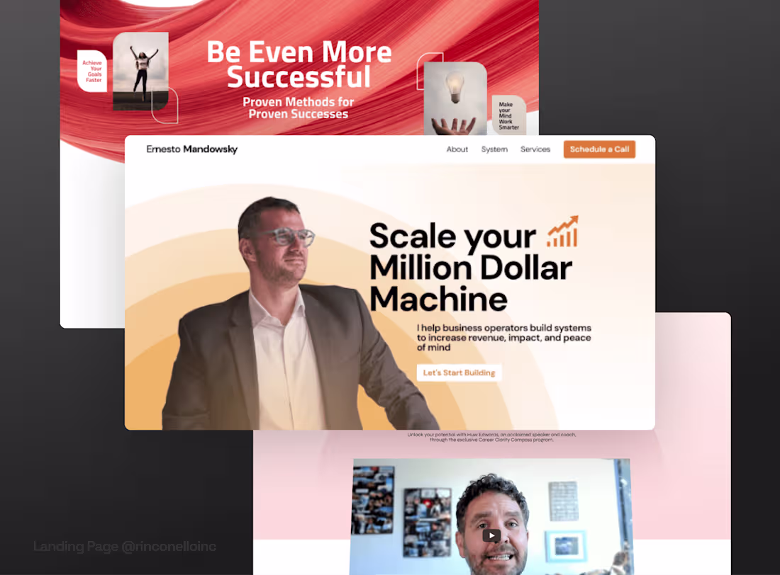 Cover image for Landing Page → Framer