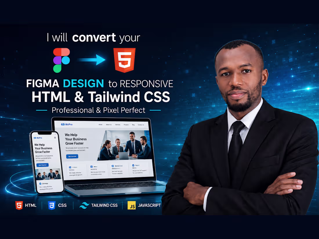 Cover image for Figma to Responsive Website Development