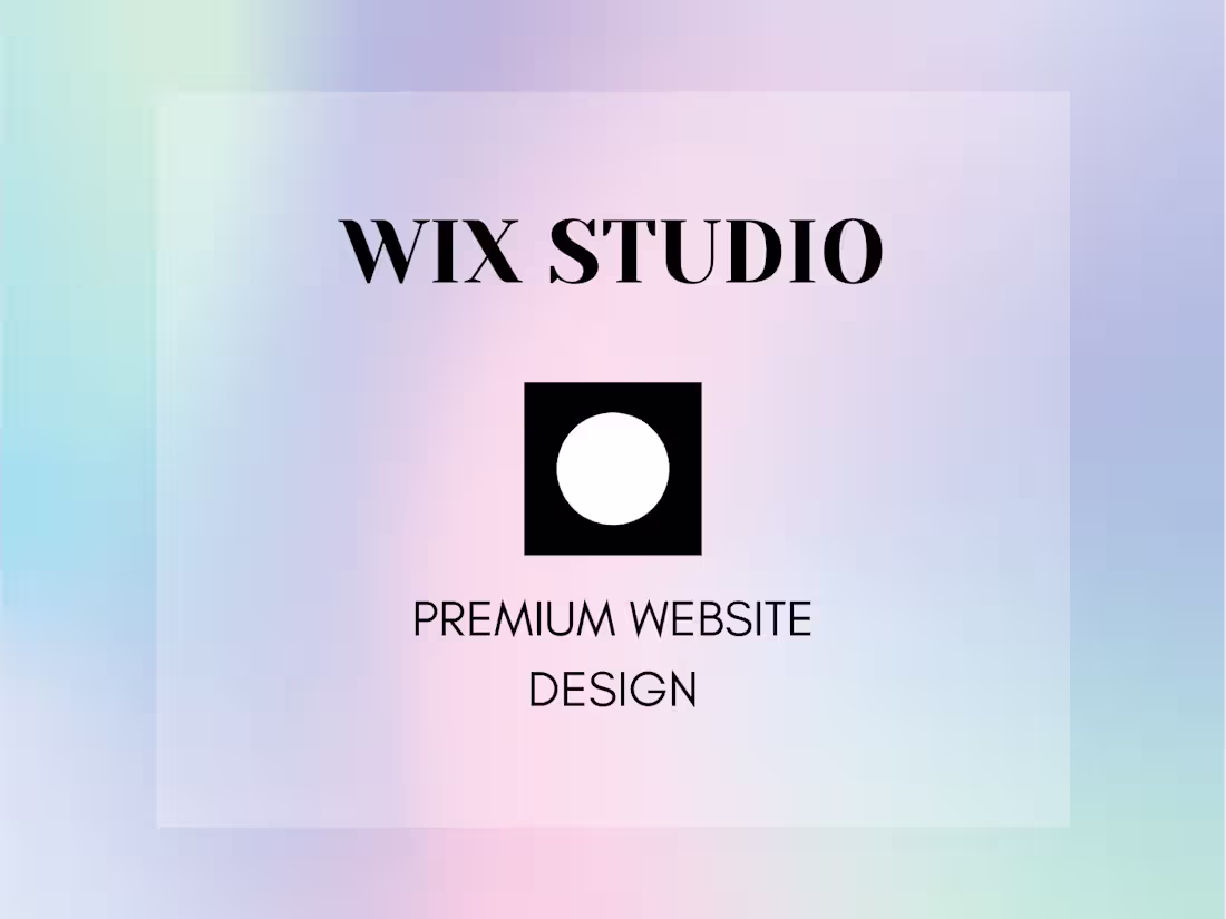 Cover image for I'll design a custom Wix Studio Website for you