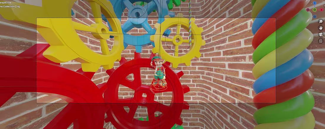 Cover image for A virtual 3D Christmas animation