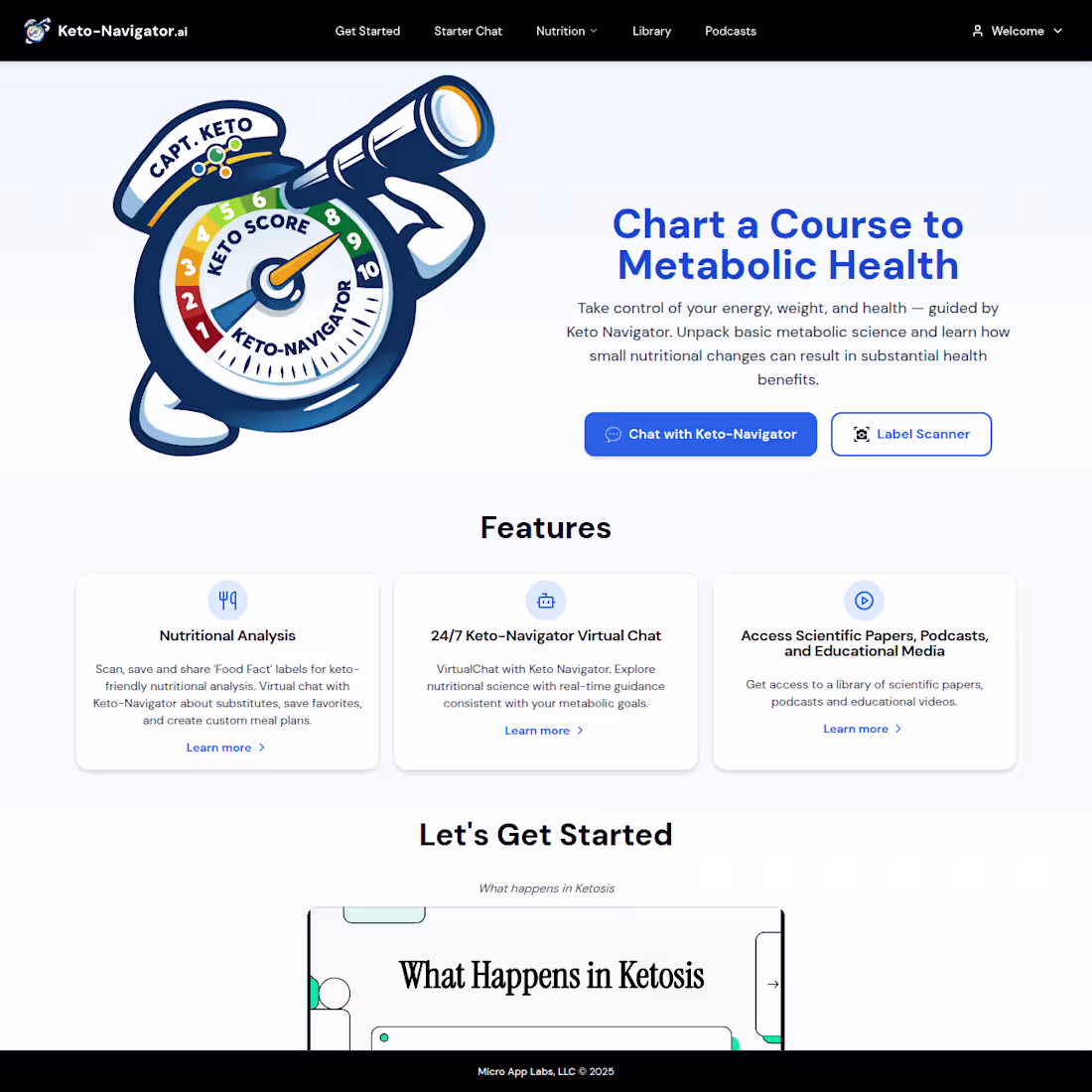 Cover image for Health Tracking Web App - Keto Navigator