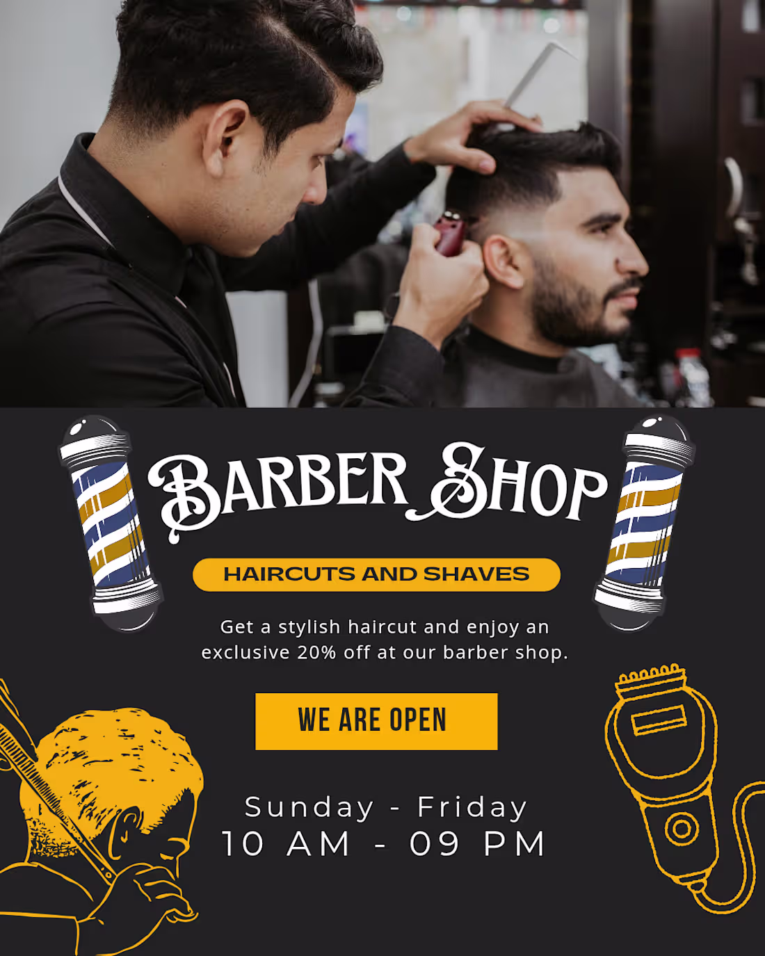Cover image for This is a barber shop