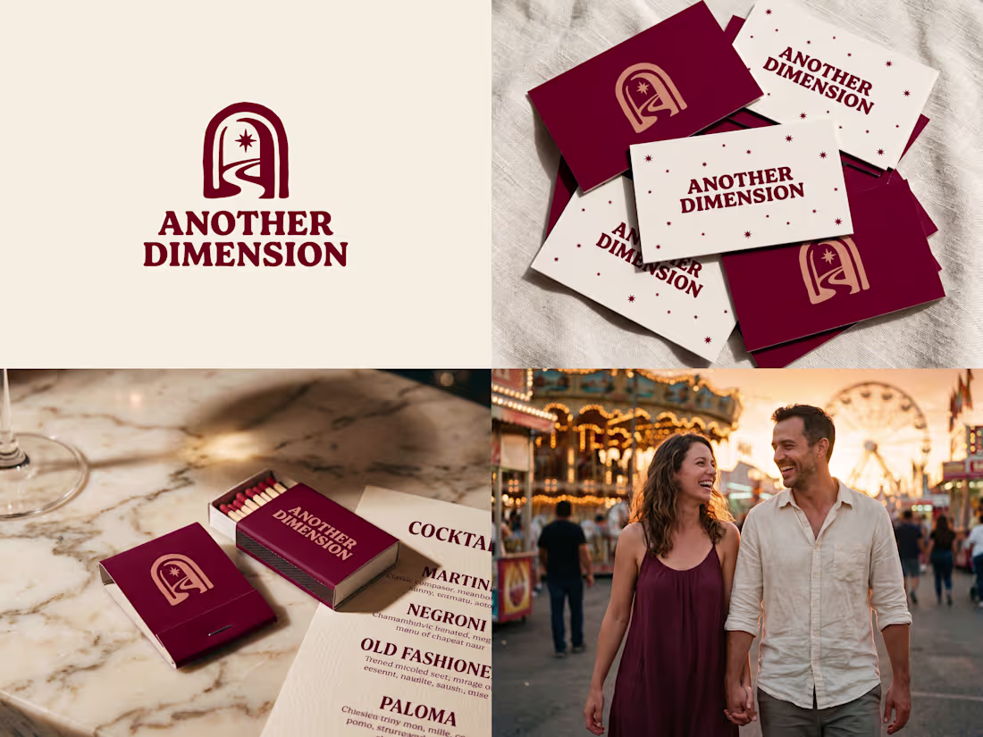 Cover image for Another Dimension Logo Design