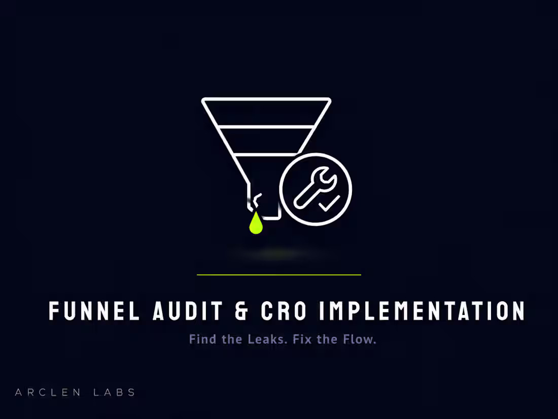 Cover image for Funnel Audit & CRO Implementation