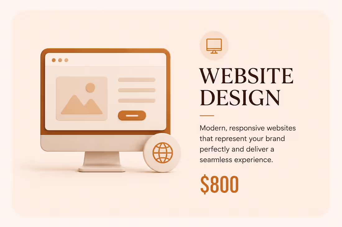 Cover image for Website design 
