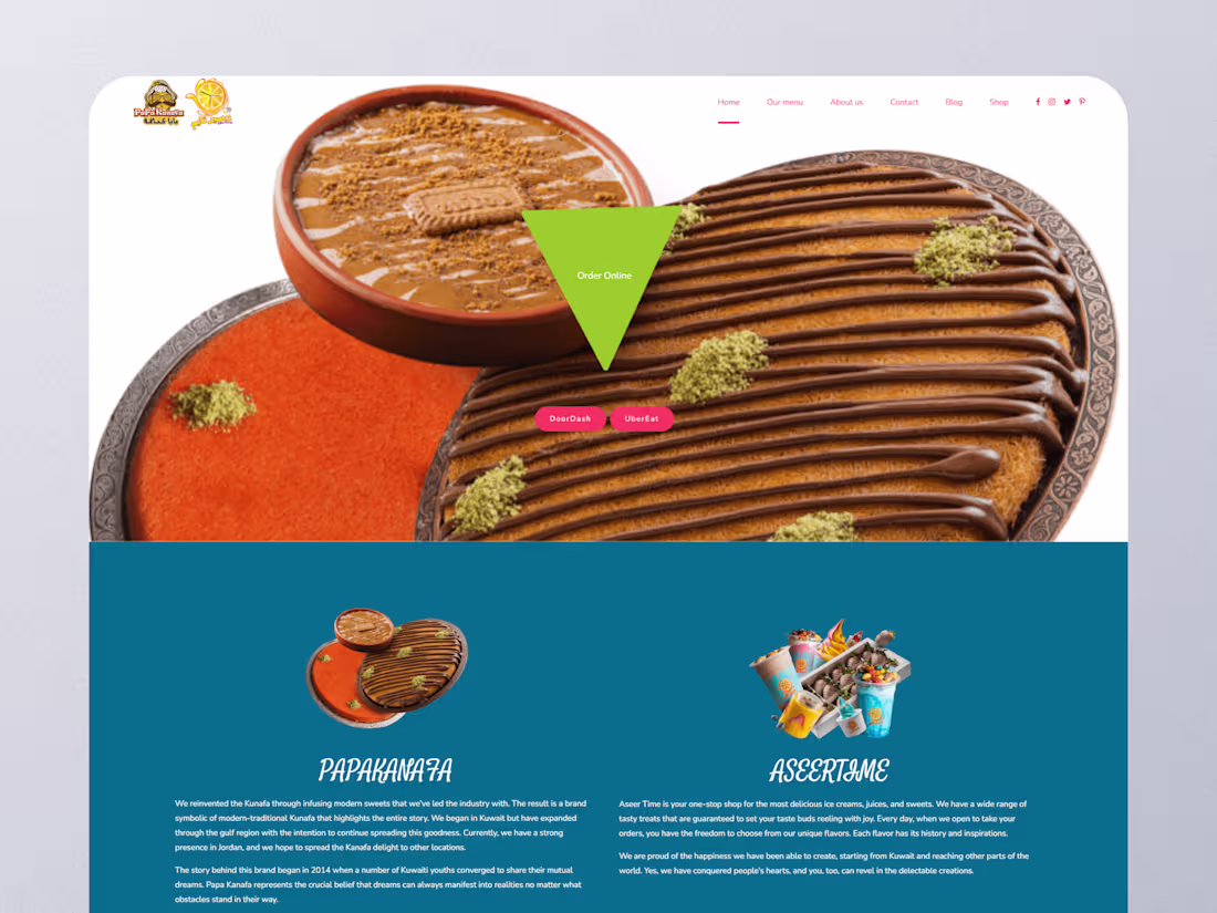 Cover image for Figma to WordPress Conversion
Premium Dessert