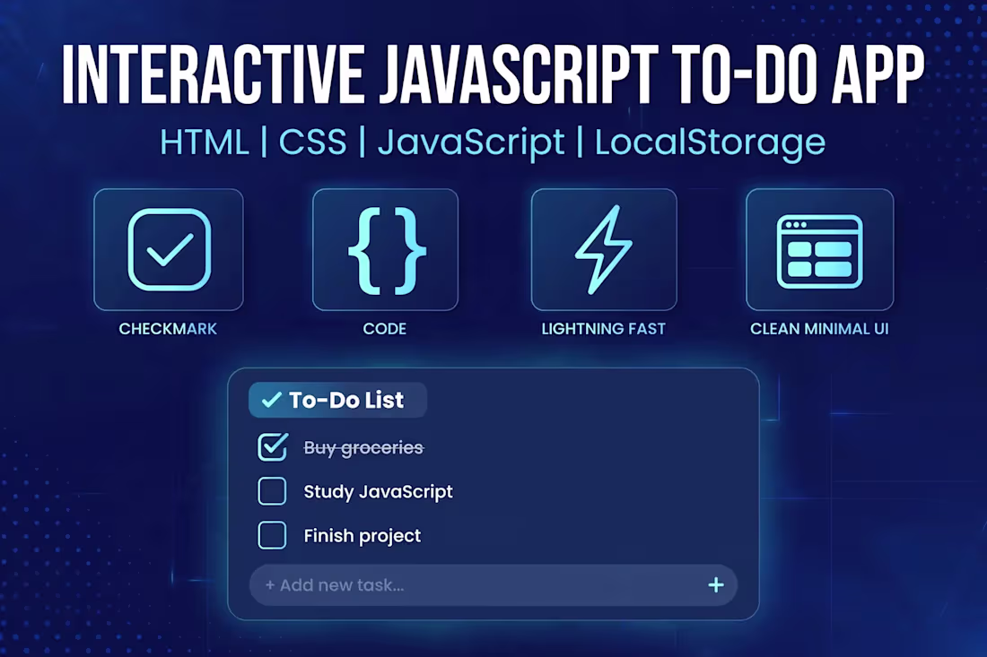 Cover image for Built an interactive To-Do List