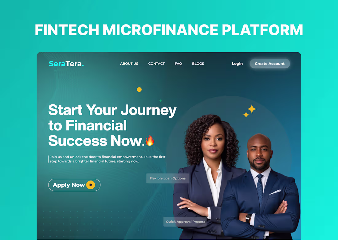 Cover image for Fintech Microfinance Website