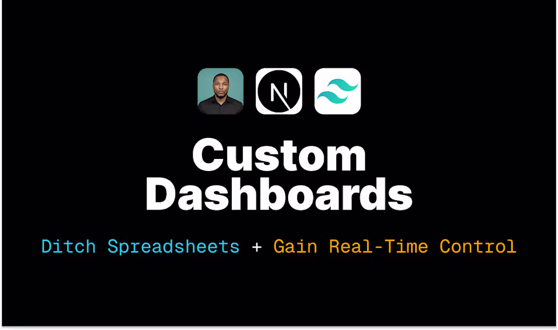 Cover image for Custom Dashboards & Admin Panels