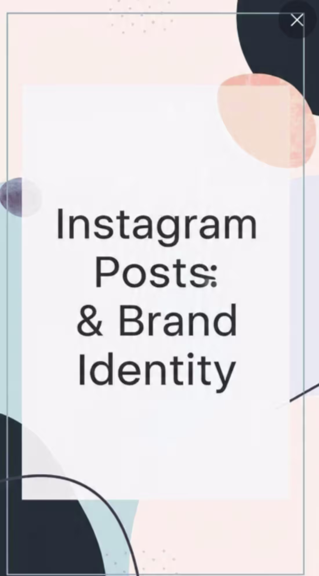 Cover image for Instagram post design 