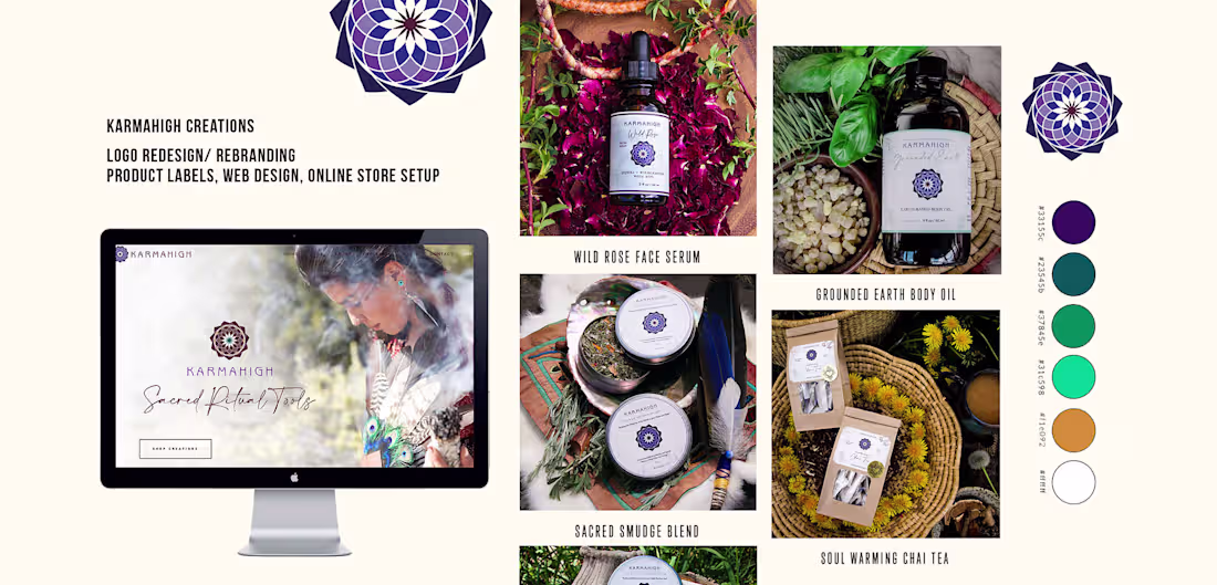 Cover image for Brand Redesign, Web Redesign, and label design
