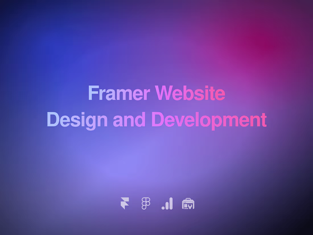 Cover image for Framer Website Design & Development