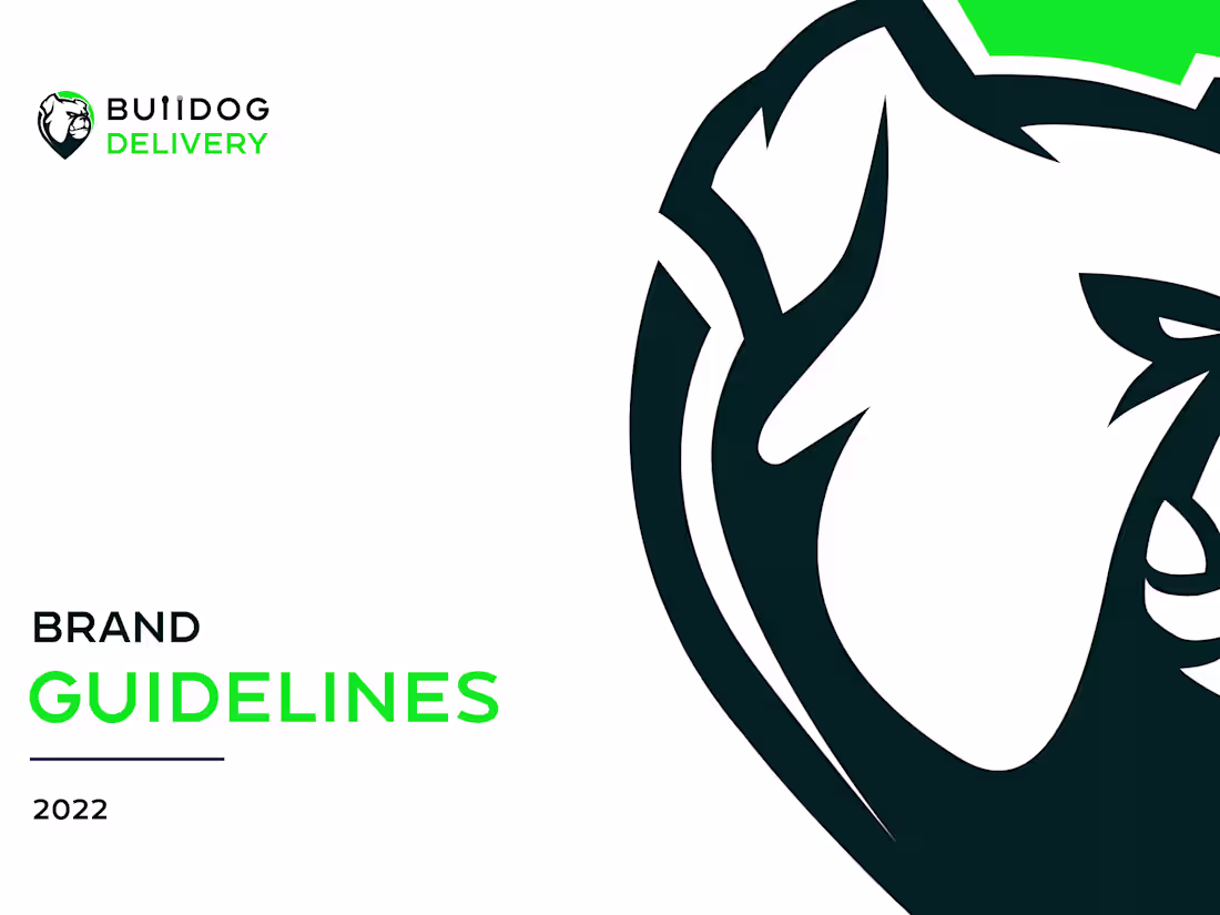 Cover image for Brand Identity - BULLDOG DELIVERY