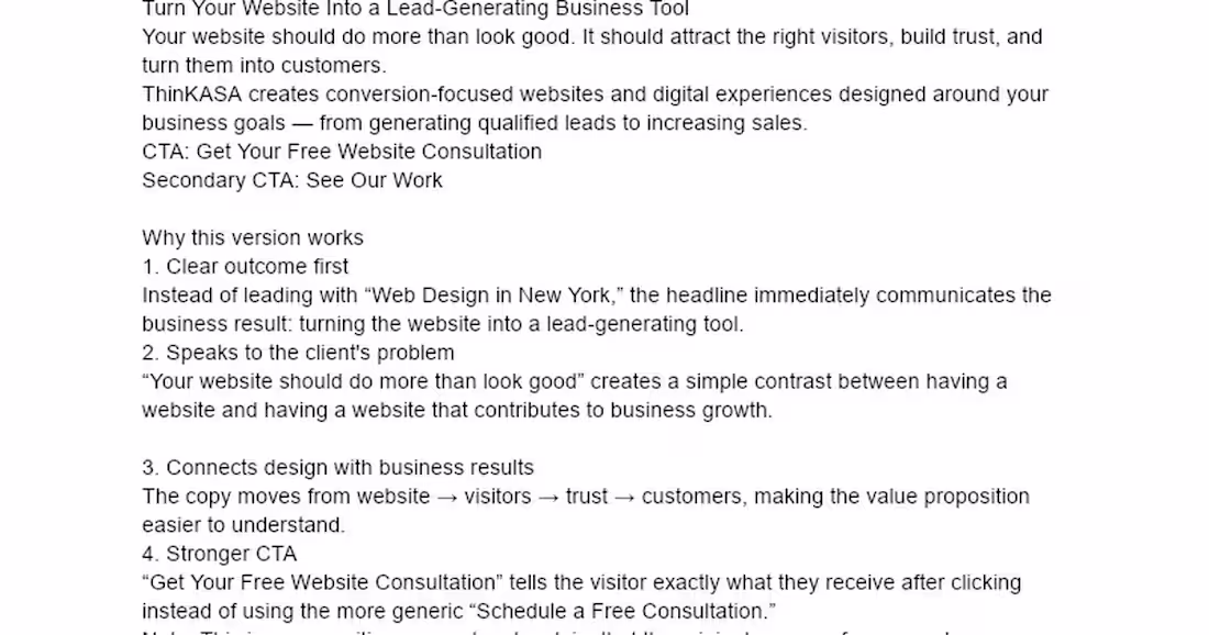 Cover image for Optimizing Website Copy for Conversion