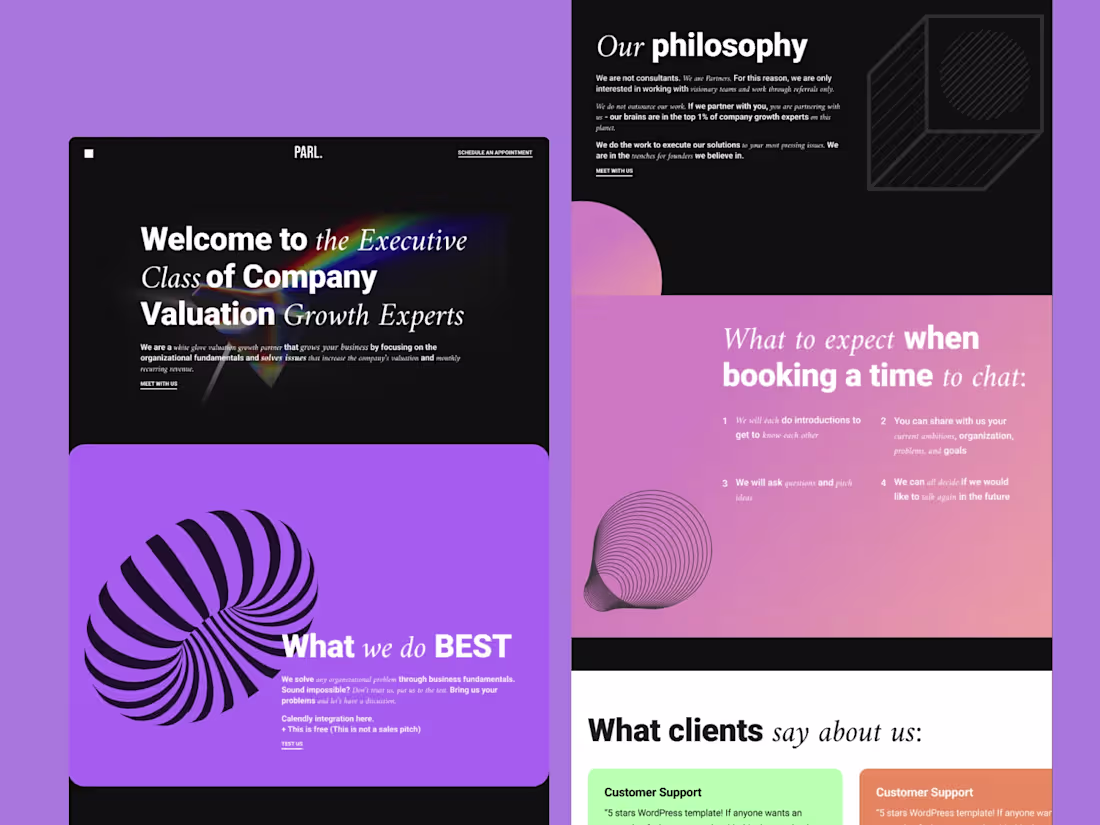 Cover image for Webflow Interactive Landing Page
