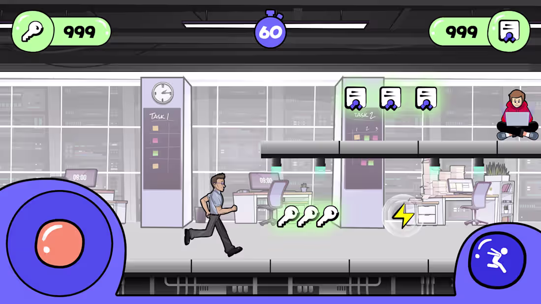 Cover image for Quantum Quest Runner Game