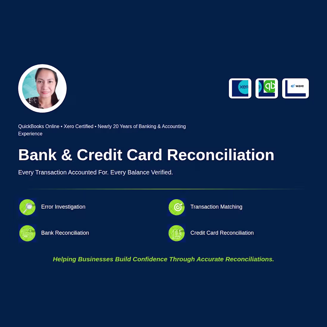 Cover image for Bank & Credit Card Reconciliation