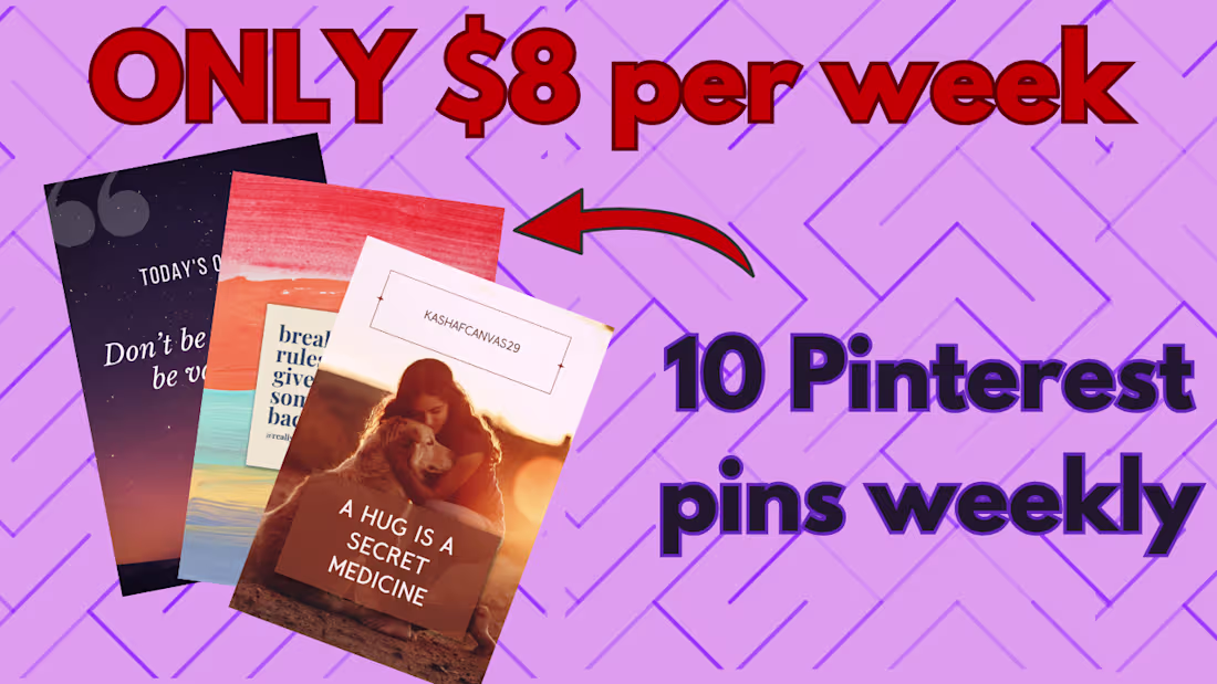 Cover image for Pinterest Management Service: 10 Pins/Week