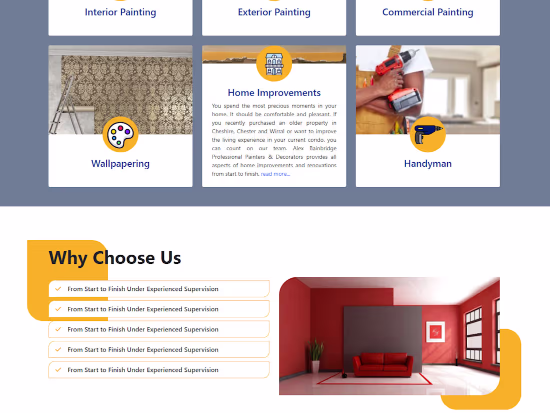 Cover image for Professional Painter and decorator in Cheshire, Chester, Ellesm…