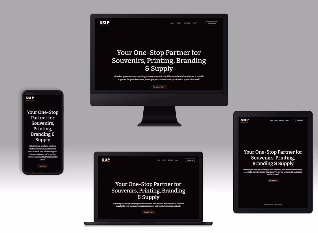 Cover image for Sketch & Print Pvt Ltd landing page design and development