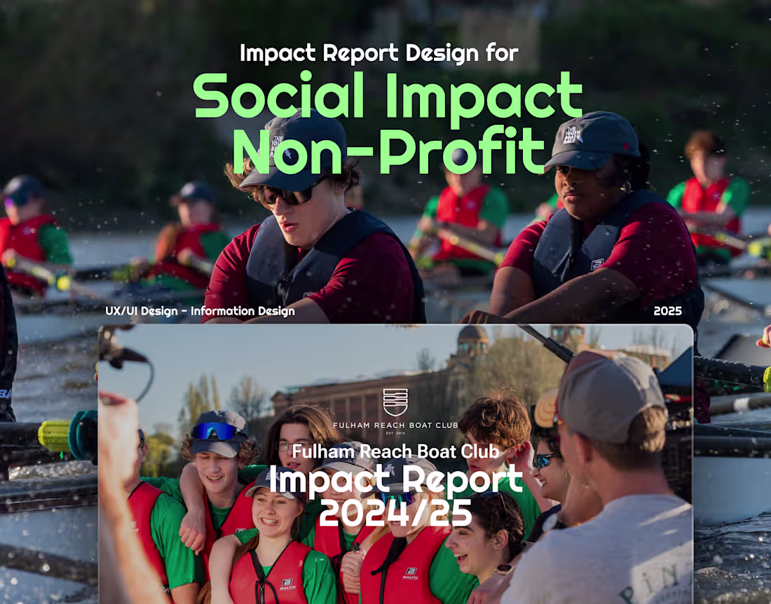 Cover image for UX/UI & Information Design for a Non-Profit