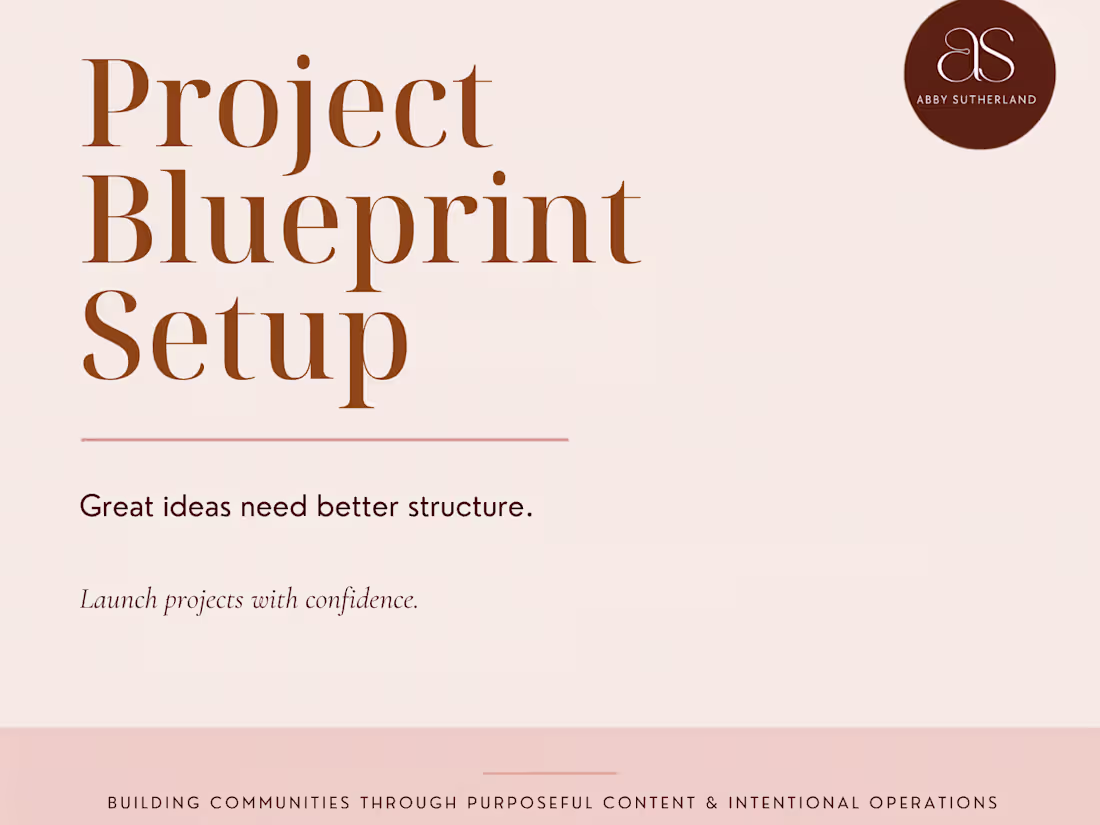 Cover image for Sample Project Overview
