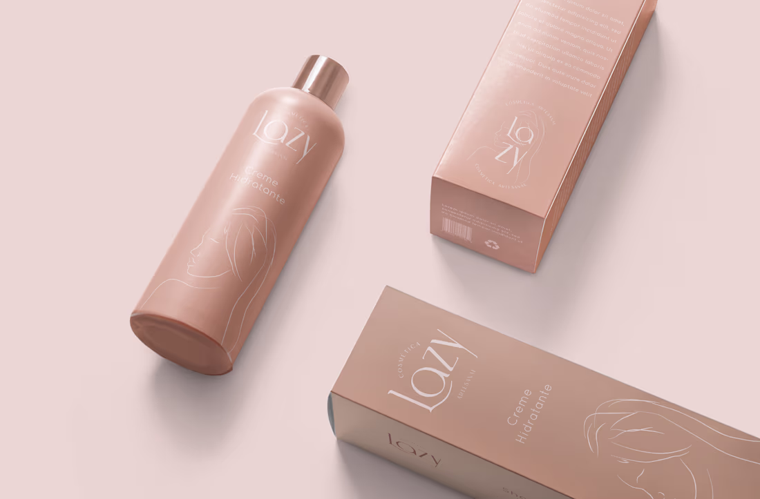 Cover image for Lazy Cosmetics – Branding & Packaging Design