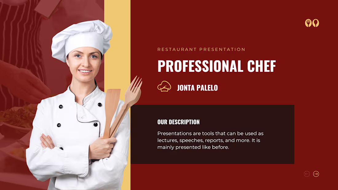 Cover image for Modern Restaurant Business Presentation Template
Designed