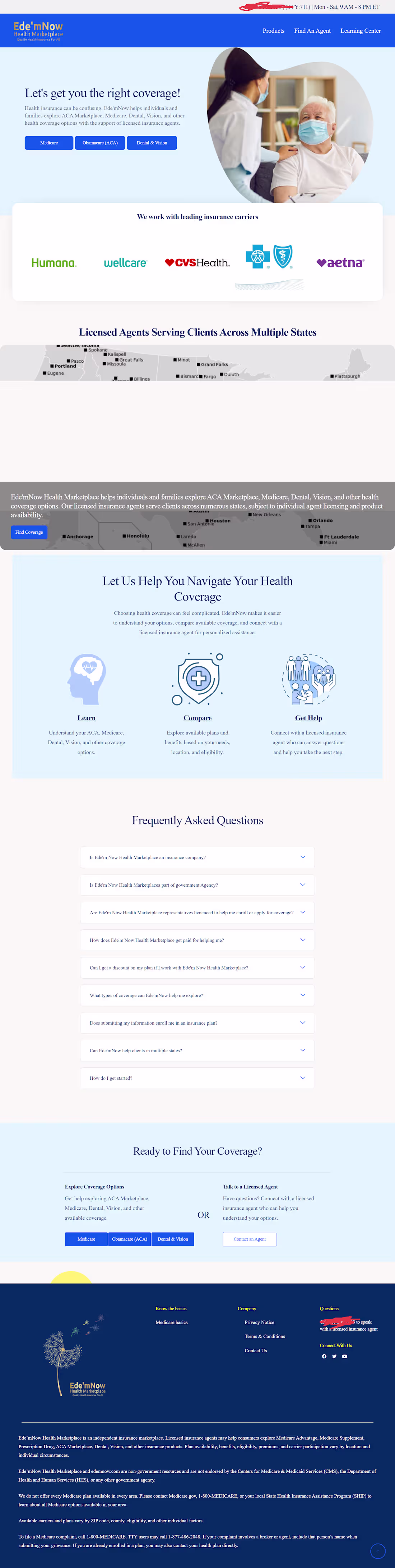 Cover image for Edemnow – Health Insurance Marketplace