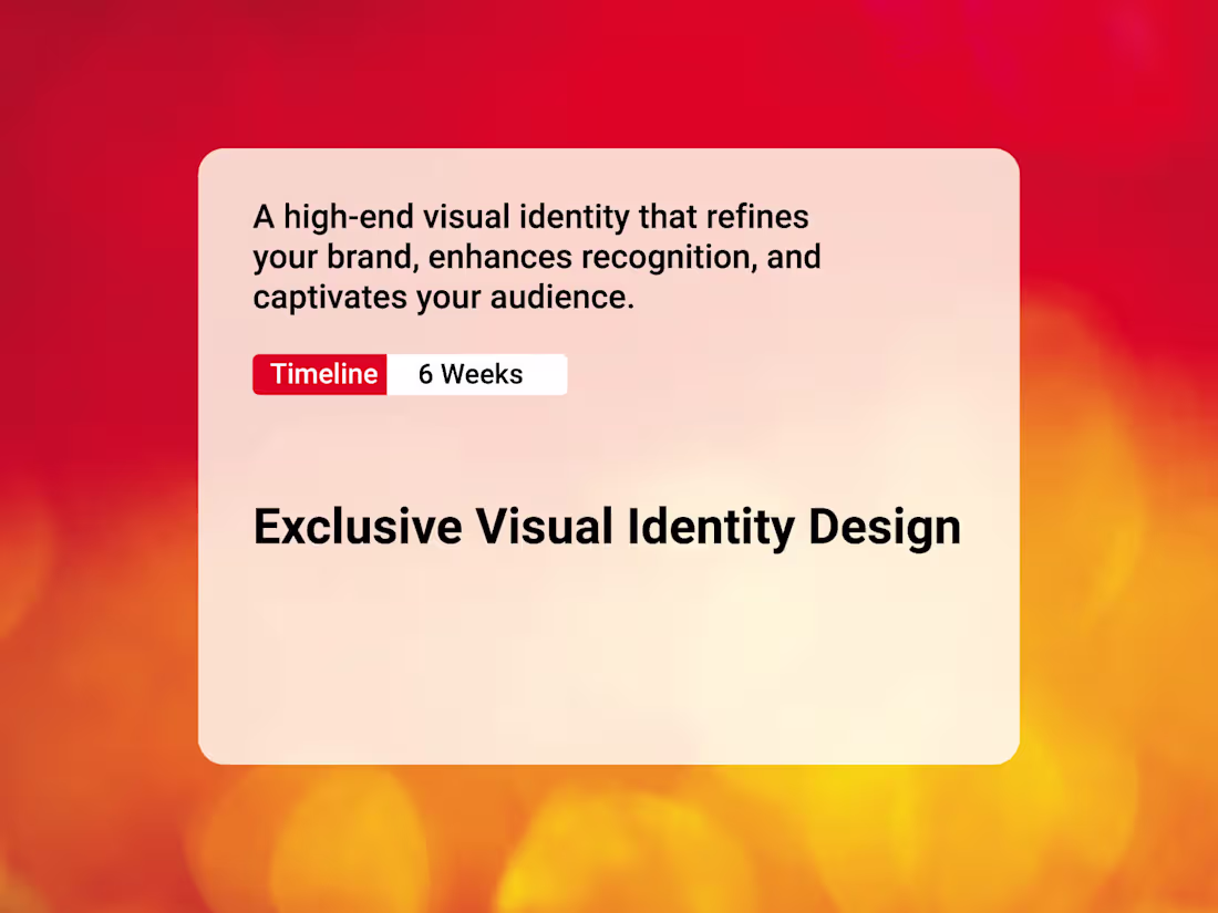 Cover image for Exclusive Visual Identity Design