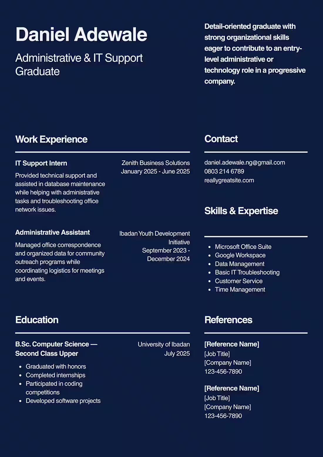 Cover image for Professional CV & Resume Design